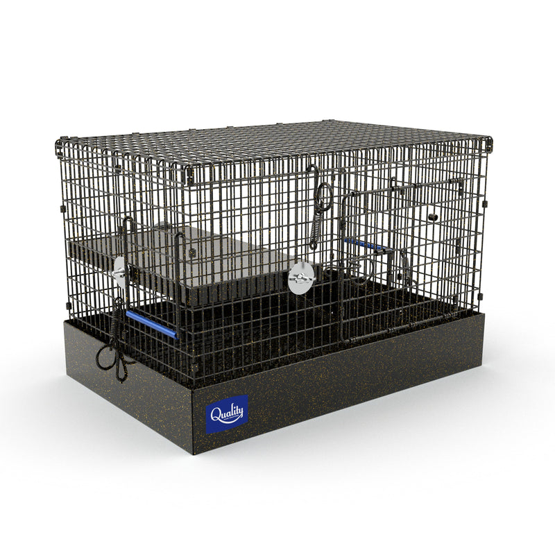 Collapsible Rat Travel Cage - 18" wide x 12" deep x 12" Tall.