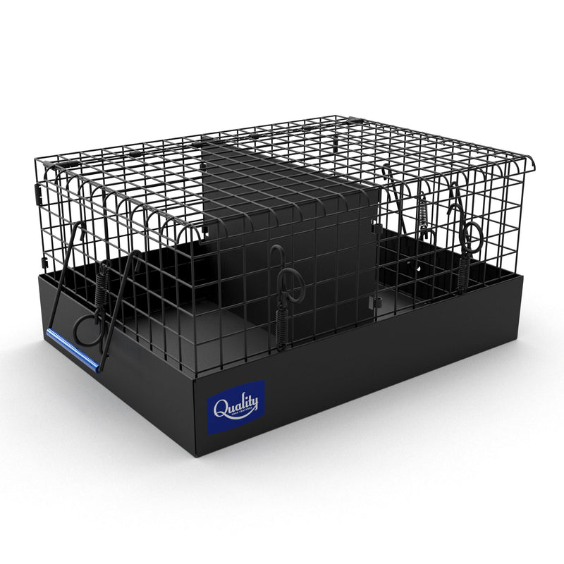 Supreme Chinchilla Carrier - Handmade in USA! Carriers Quality Cage Crafters Double Black 