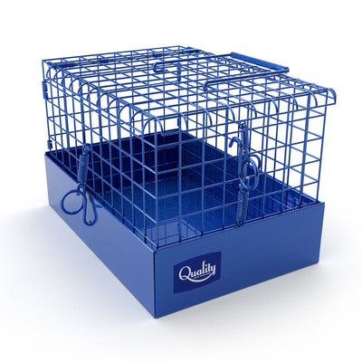 Supreme Chinchilla Carrier - Handmade in USA! Carriers Quality Cage Crafters Single Quality Blue 
