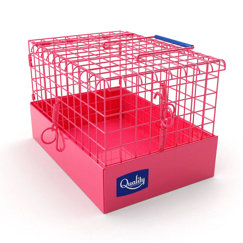 Supreme Guinea Pig Carrier Carriers Quality Cage Crafters Single Pink Yes