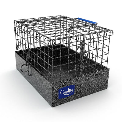 Supreme Chinchilla Carrier - Handmade in USA! Carriers Quality Cage Crafters Single Silver Vein 