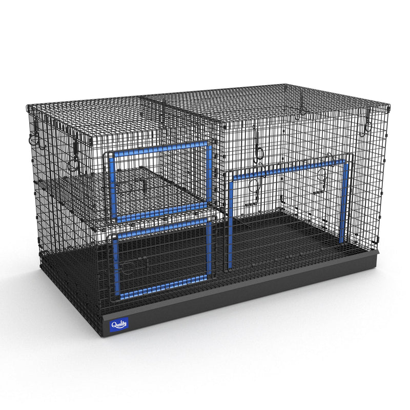 Prairie Dog Mansion - Handmade in the USA! Cages Quality Cage Crafters Complete 1 Level Black 