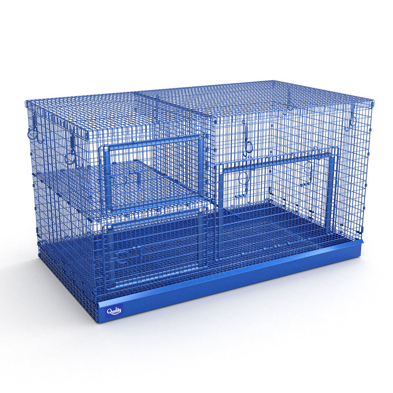 Prairie Dog Mansion - Handmade in the USA! Cages Quality Cage Crafters Complete 1 Level Quality Blue 