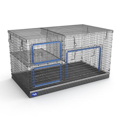 Prairie Dog Mansion - Handmade in the USA! Cages Quality Cage Crafters Complete 1 Level Silver Vein 