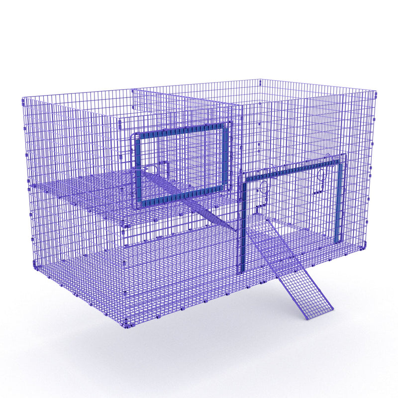 Prairie Dog Mansion - Handmade in the USA! Cages Quality Cage Crafters Add-On 3rd Level Purple 