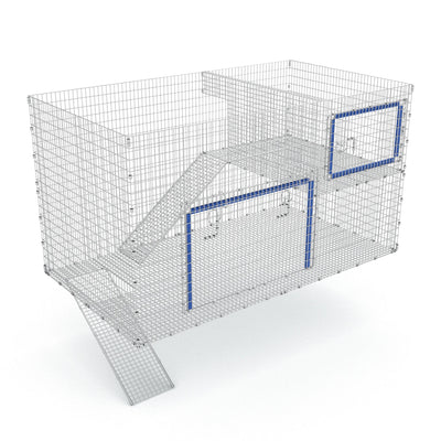 Prairie Dog Mansion - Handmade in the USA! Cages Quality Cage Crafters Add-On 2nd Level Galvanized 